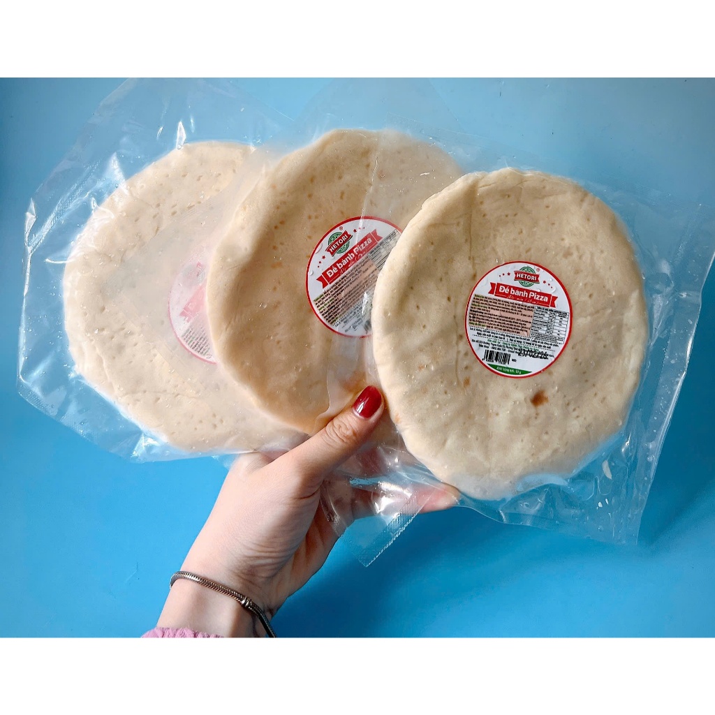 Set 2 đế bánh pizza đã nướng qua