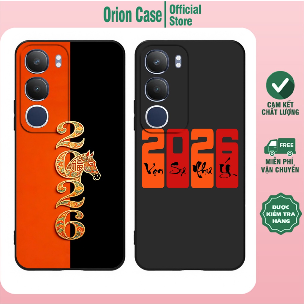 Ốp lưng Vivo Y19s - Vivo Y19s Pro in hình ngựa 2026 may mắn, thành công
