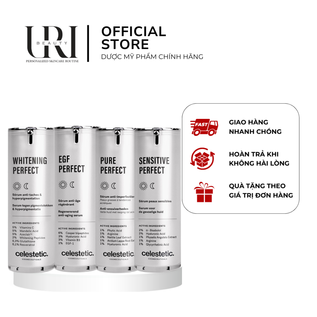 [Chính Hãng] CELESTETIC Perfect Serum – EGF / Whitening / Pure / Sensitive Perfect 30ml