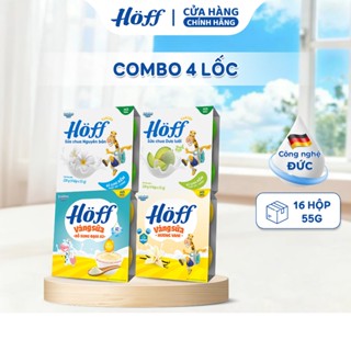 Combo 4 lốc sữa chua và váng sữa Hoff Mix đủ vị  (16 hộp x 55g)