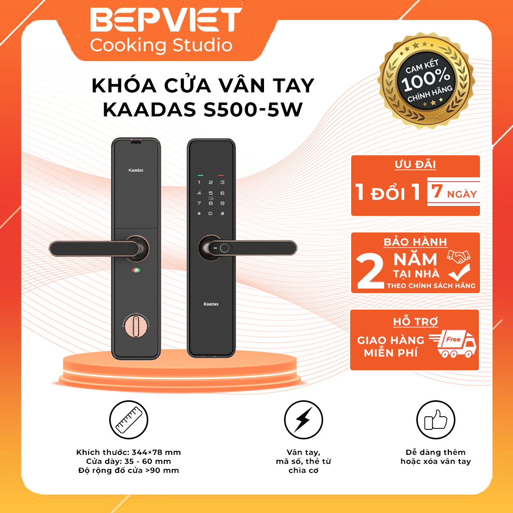 Khóa vân tay Kaadas S500-5W