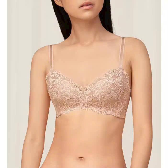 Áo Ngực Triumph Natural Elegance P01 Không Gọng, Bra Nữ Triumph Chính Hãng Đệm Mỏng Mềm Mát
