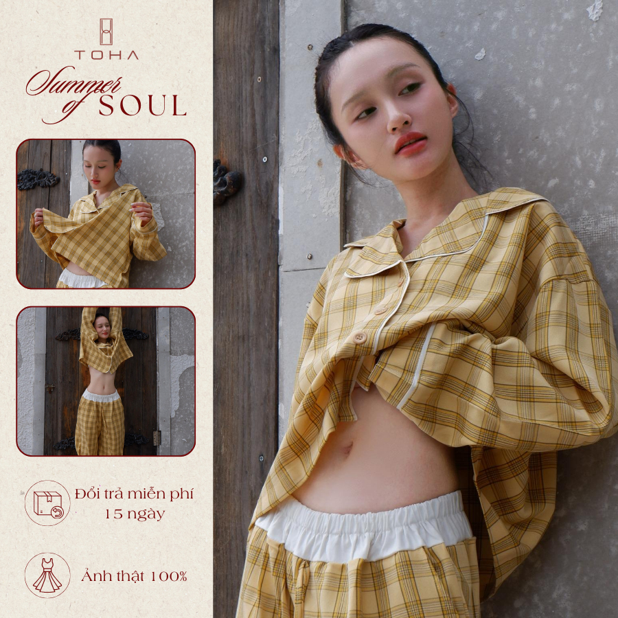 Toha Homewear Đồ Bộ Mặc Nhà Cao Cấp Form Rộng Honey Daze Pajama Set