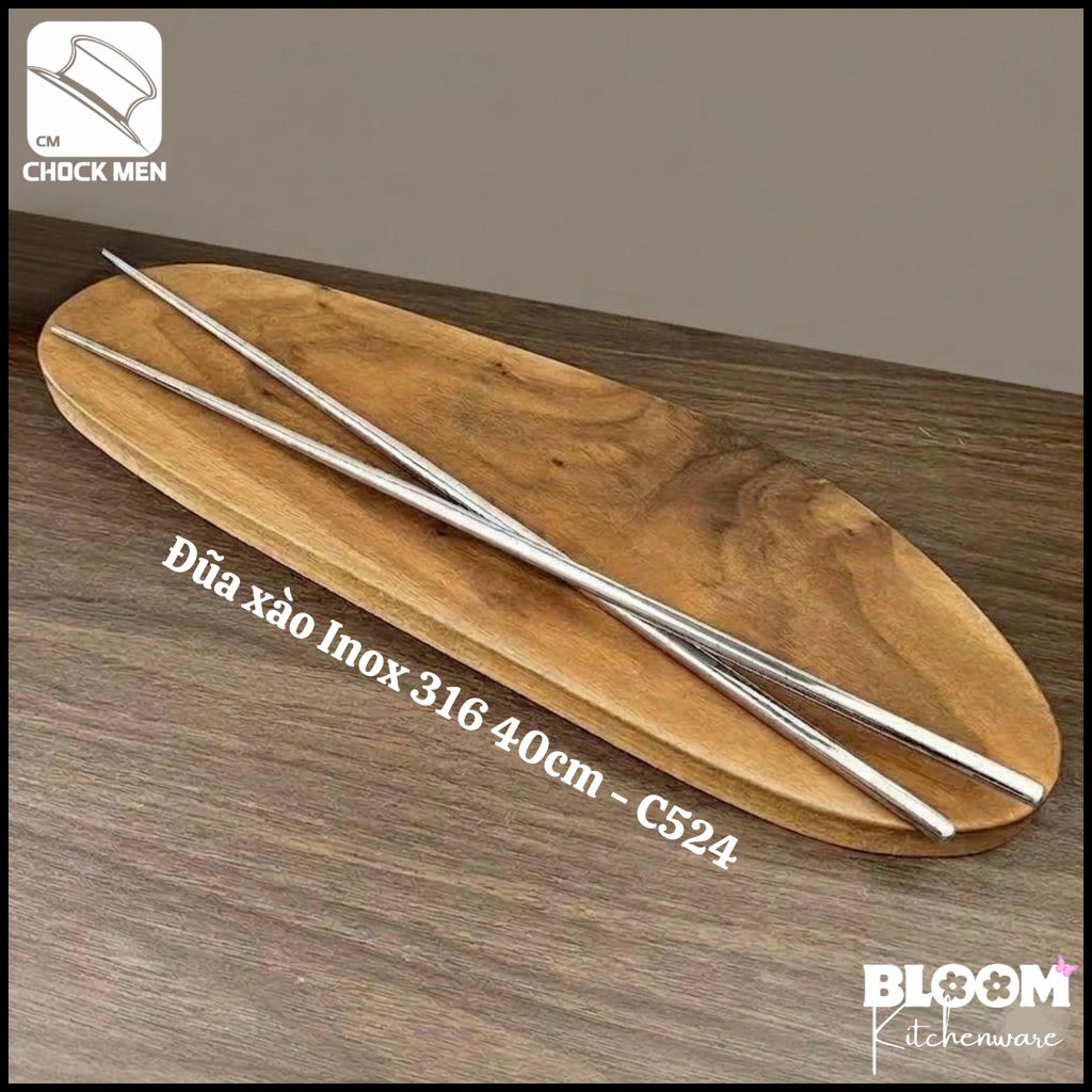 Đũa xào Inox 316 Chockmen 40cm - C524