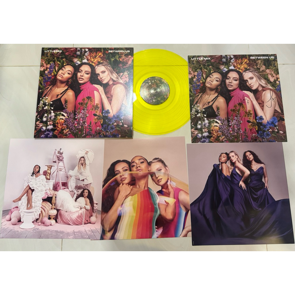 Vinyl Signed Little Mix Between Us ( Yellow LP )