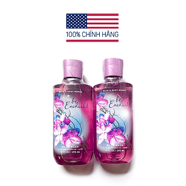 Sữa tắm dưỡng ẩm Be Enchanted vitamin E cho mọi loại da - Bath & Body Works 295ml - U.S.A. Auth
