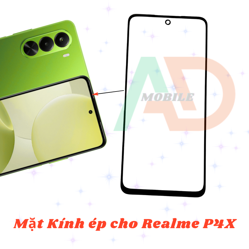 Mặt kính dùng ép cho Realme P4x