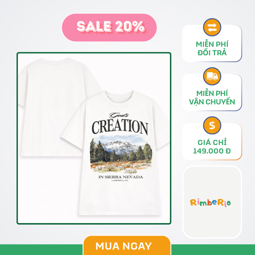 Áo phông CREATION – Sierra Nevada