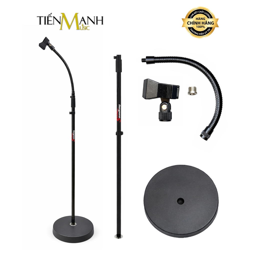 [Chính Hãng] Chân Micro Cổ Ngỗng Đế Tròn Soundking DD028 - Giá Đỡ Bom Mic Đứng Thu Âm Livestream Stu