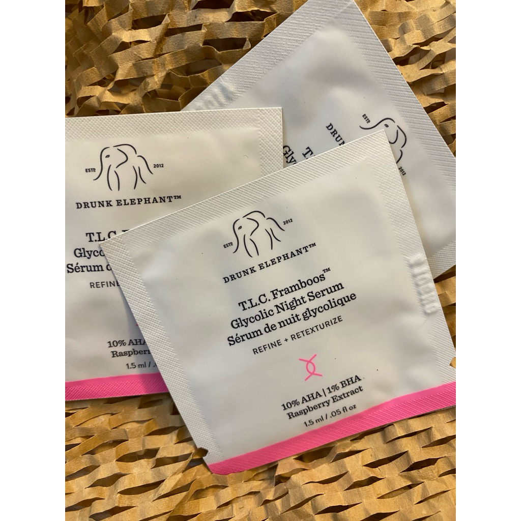 Drunk Elephant T.L.C. Framboos Glycolic Night Serum