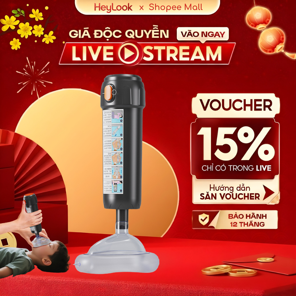 [THẺ TRÚNG THƯỞNG]  Dụng Cụ Hút Dị Vật Cứu Nghẹn Nhanh Cho Trẻ Em & Người Lớn, An Toàn Tại Nhà