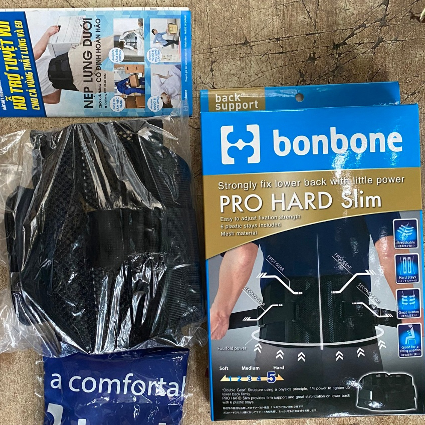 Đai Lưng Bonbone Pro Hard Slim Nhật Bản