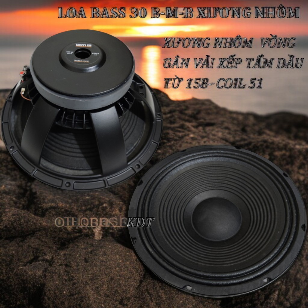 Loa bass 30( 3 tấc) bmb xương đúc màng tẩm dầu -giá 1 chiếc
