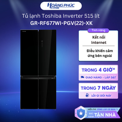 Tủ Lạnh Toshiba Inverter 515 lít GR-RF677WI-PGV(22)-XK {Ship HCM 0Đ}