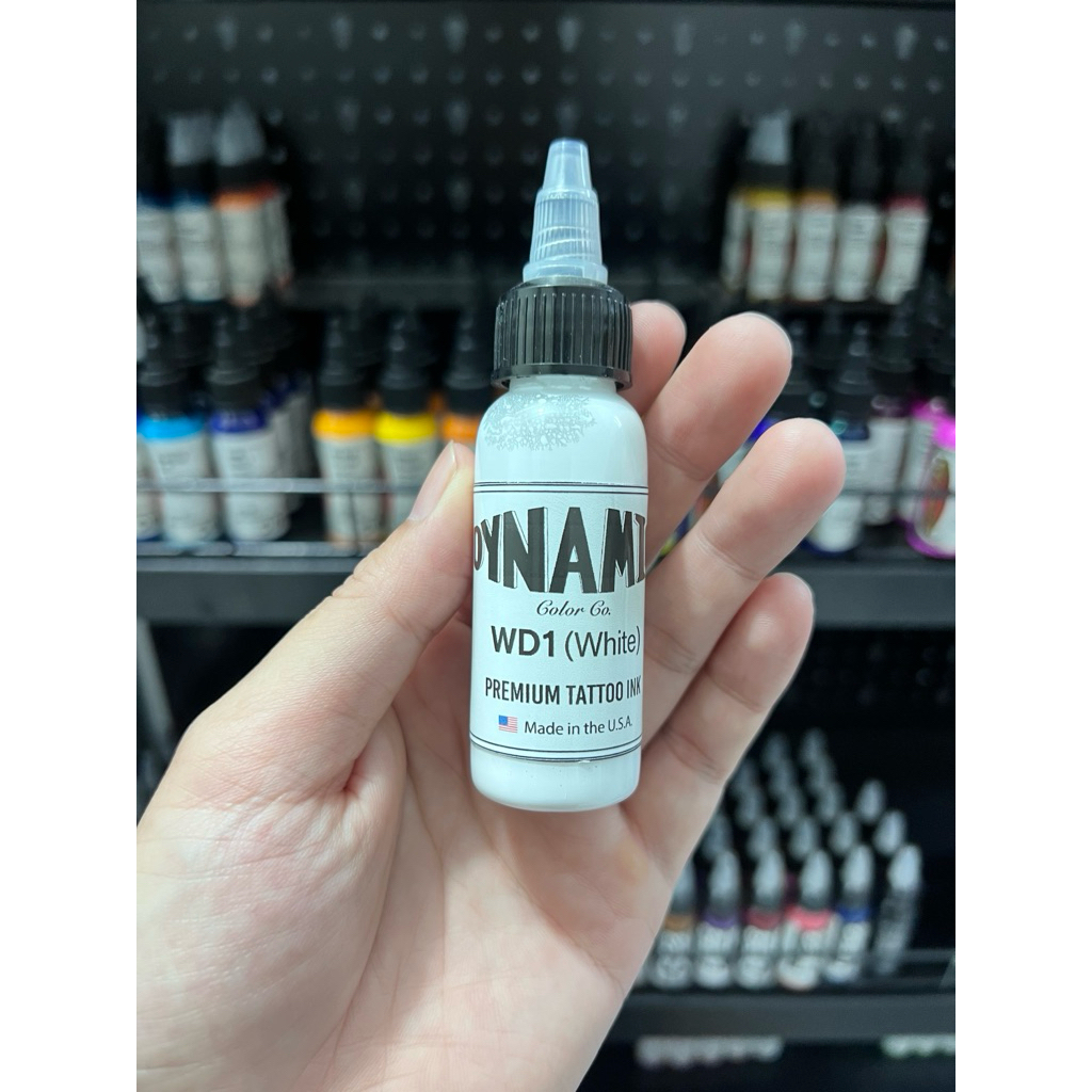 Mực xăm dynamic White 1oz chính hãng