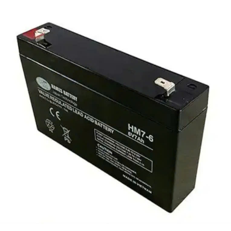 Ắc quy 6V-7Ah HAMES HM7-6 ( pin 6V-7Ah)