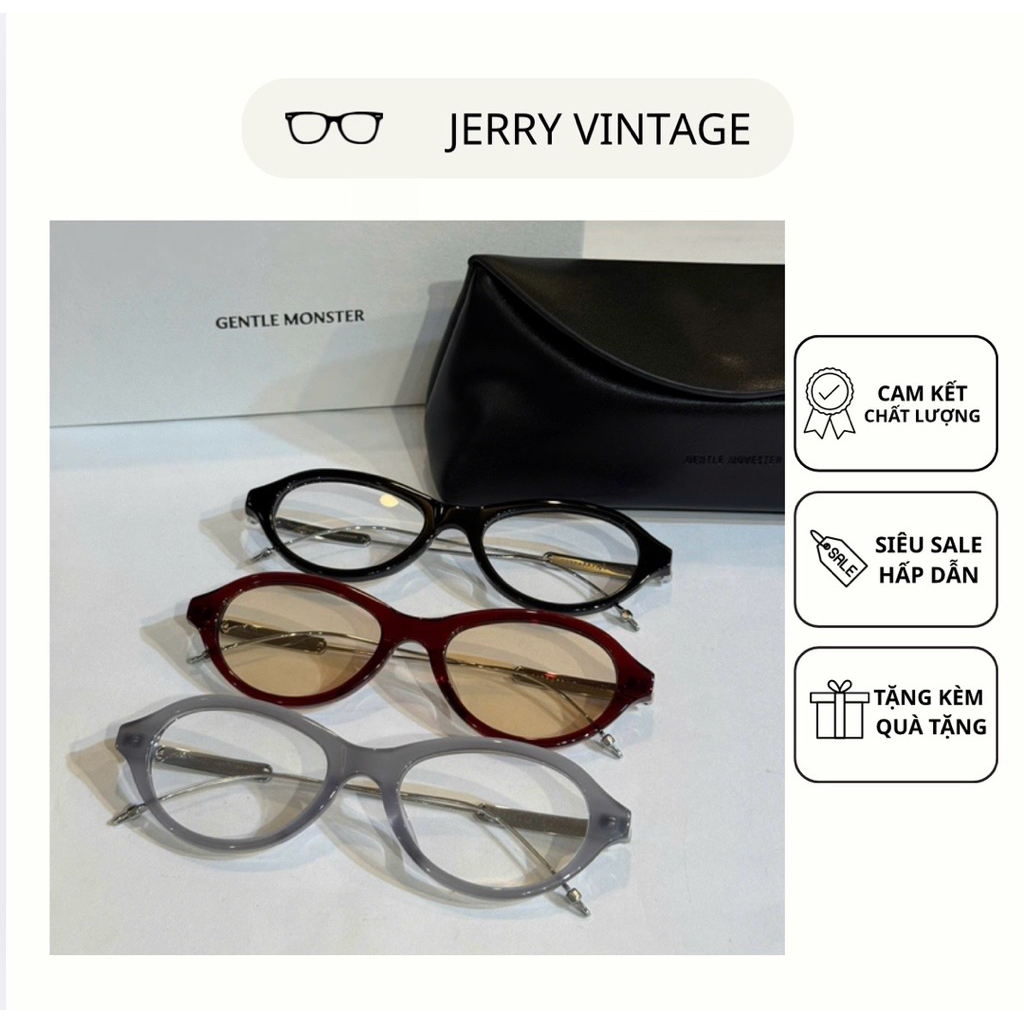 Kính mắt thời trang Jerry MM214 chống ánh sáng xanh Fullbox