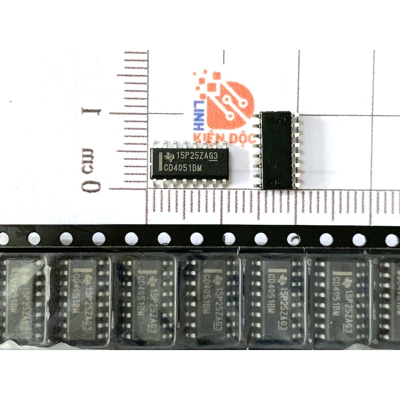 [Combo 5 chiếc] CD4051BM CD4051 HCF4051 IC số SOP-16 ( Nhập khẩu )