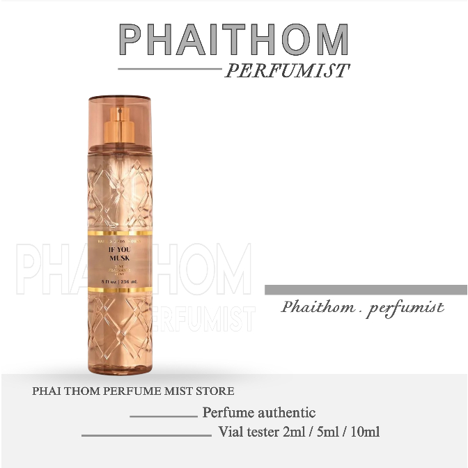 🌟 𝐏𝐇𝐀𝐈𝐓𝐇𝐎𝐌 🌟  Xịt toàn thân Body Mist Bath & Body Works - If you musk 🌟