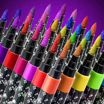 Bút Màu Acrylic Nhũ Kim Tuyến Lấp Lánh, Đánh Thức Sáng Tạo của Bé
