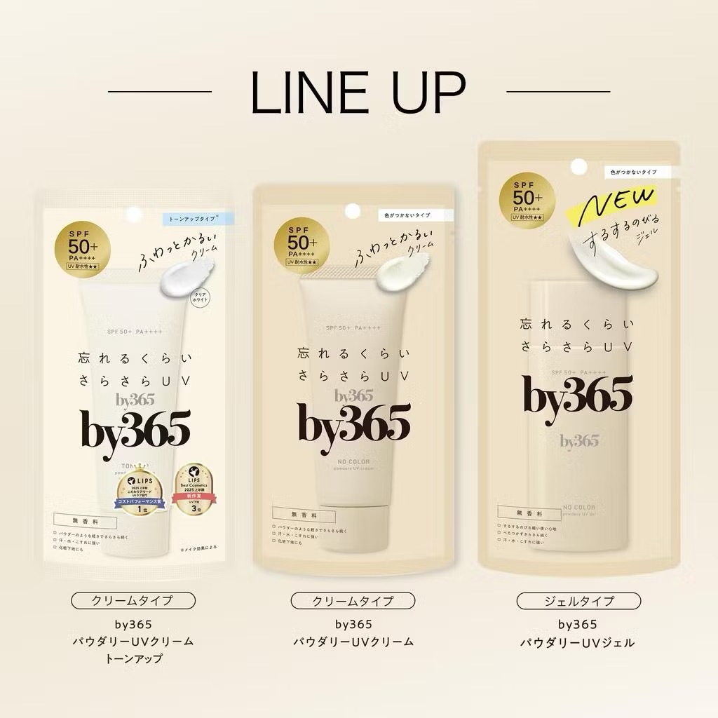 Kem chống nắng By365 kiềm dầu không bết dính SPF50 NARIS UP by365 Powdery UV Cream 60g/70g