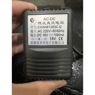 🔌 NGUỒN BIẾN ÁP DC 18V 1000mA – CHÂN 5.5*2.1MM – LOẠI TỐT