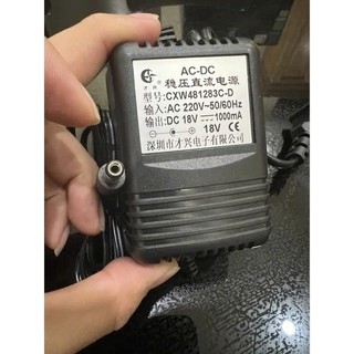 🔌 NGUỒN BIẾN ÁP DC 18V 1000mA – CHÂN 5.5*2.1MM – LOẠI TỐT