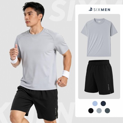 Bộ quần áo thể thao SIXMEN [Tặng Kèm Hộp Quà] vải gió cao cấp xịn mềm mại co giãn vận động thoải mái