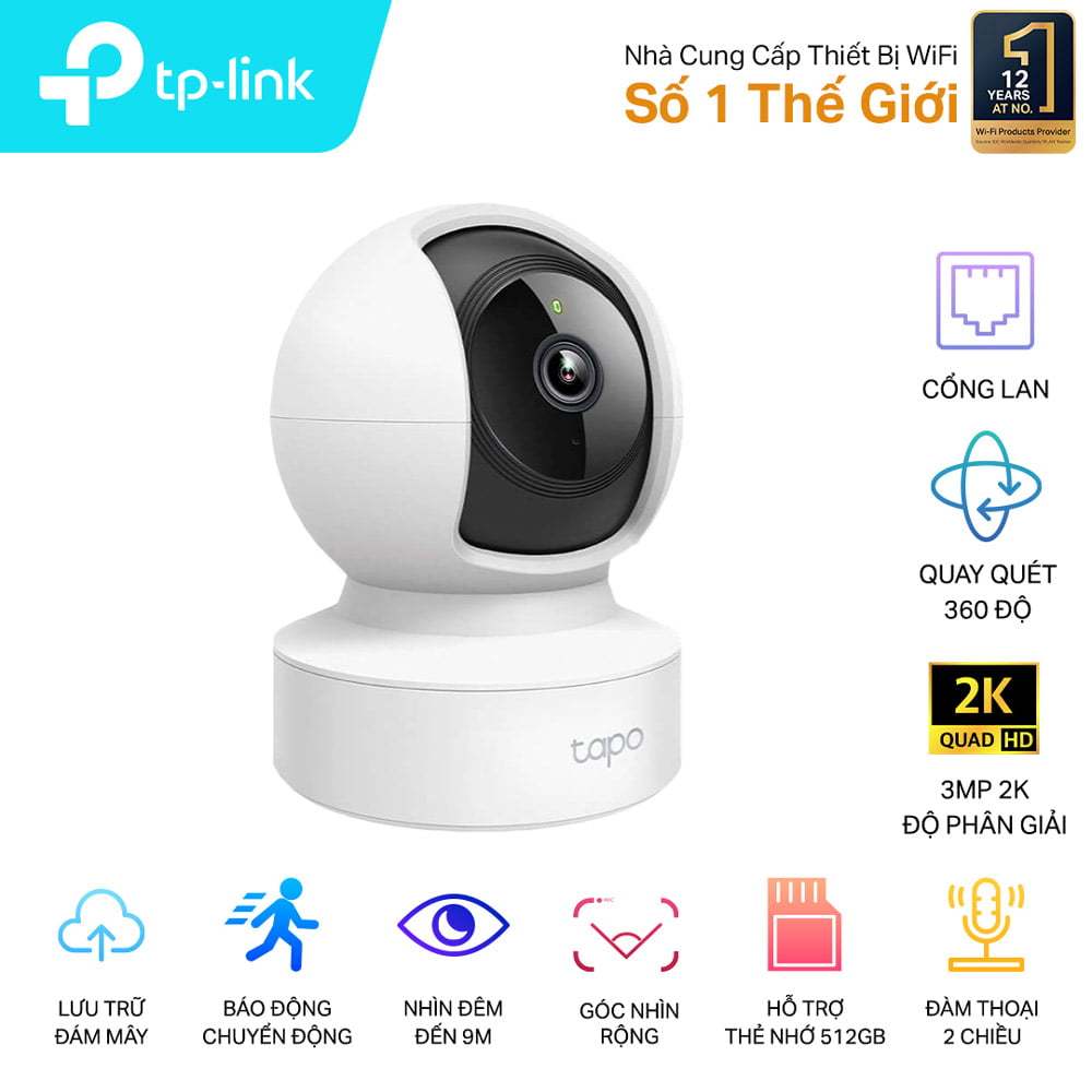 Camera Wifi TP-Link Tapo C212 2K 3MP
