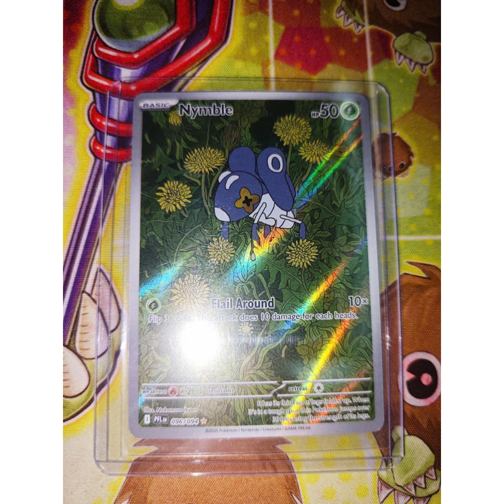 Thẻ bài Pokemon - Nymble - tiếng Anh - chính hãng Nintendo