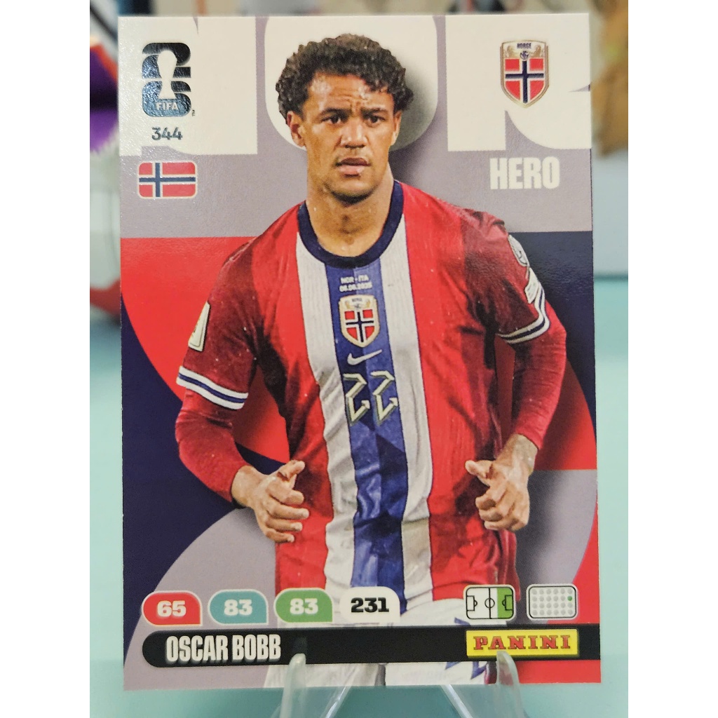 Thẻ Oscar Bobb Panini World Cup 2026 (Na Uy) (Norway)