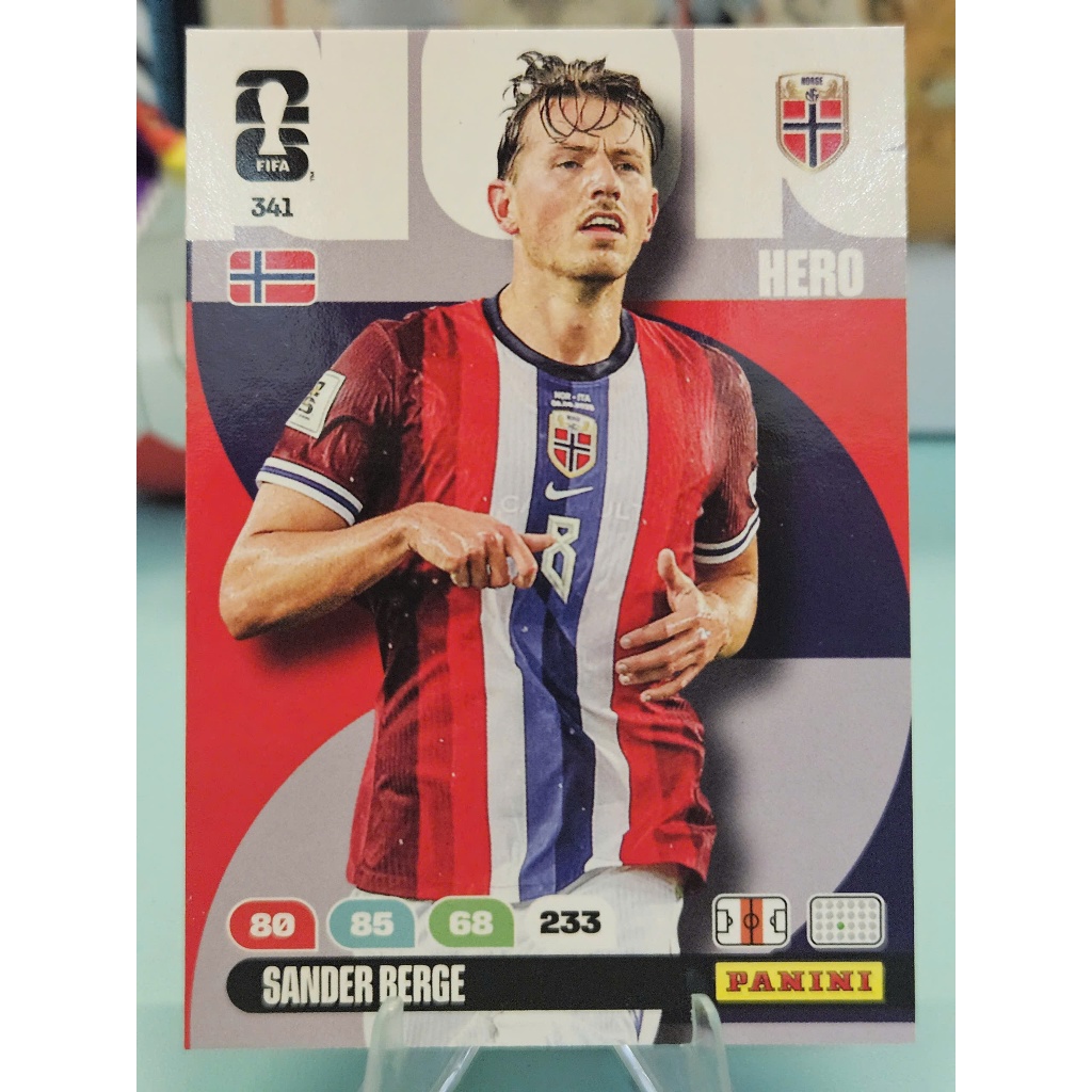 Thẻ Sander Berge Panini World Cup 2026 (Na Uy) (Norway)