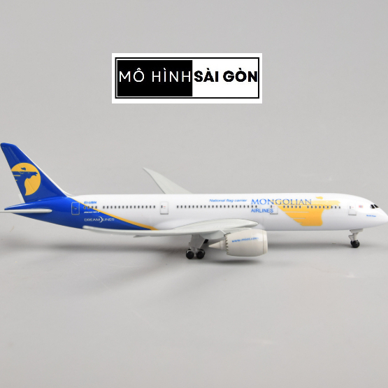 Máy Bay Boeing 787 Dreamliner Hãng Hàng Không Mongolian Airlines – Mô Hình Tỉ Lệ 1:400 | Aircraft Mo