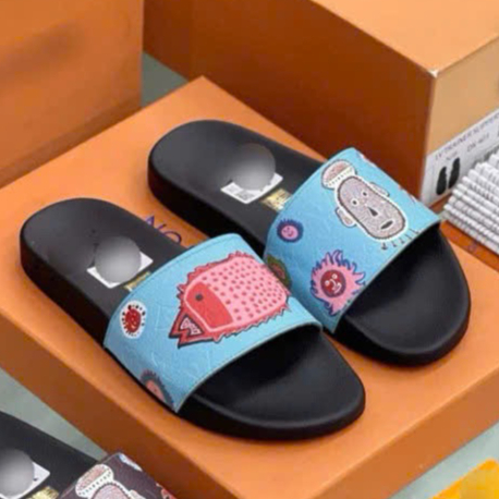 Dép Quai Ngang Louis Vuitton Monogram Luxury Hot Trend