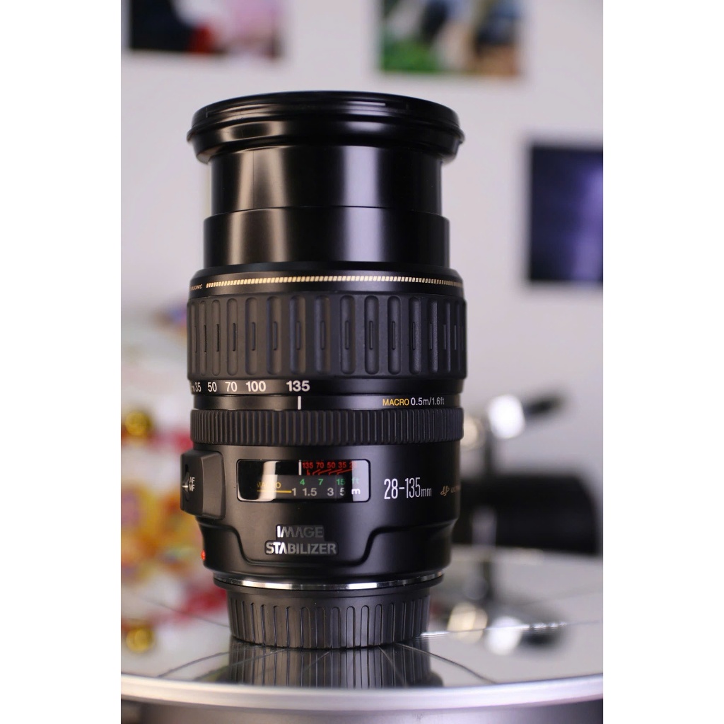 Ống kính máy ảnh Canon EF 28-135mm f / 3.5-5.6 IS USM (Hàng mới về - hoạt động hoàn hảo _ very nice) - Ống kính Canon EF