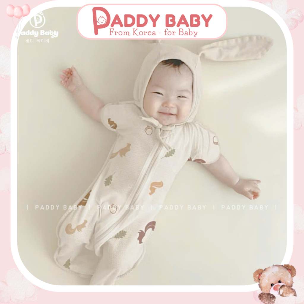 Nhộng chũn mở tay 2in1 Dotori Hàn Quốc cho bé sơ sinh