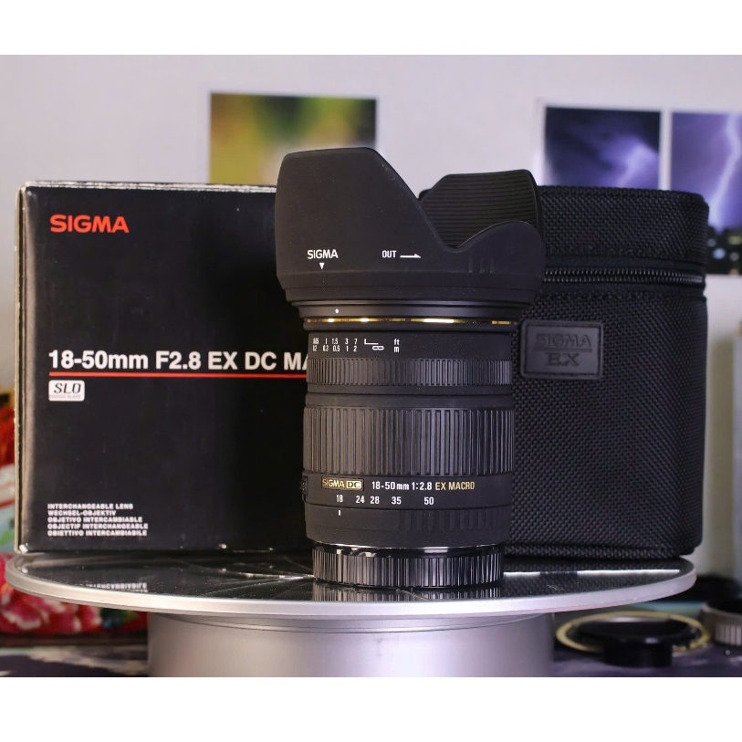 Ống kính SIGMA AF 18-50mm F2.8 EX DC Canon ef (Lens đẹp - 99%)