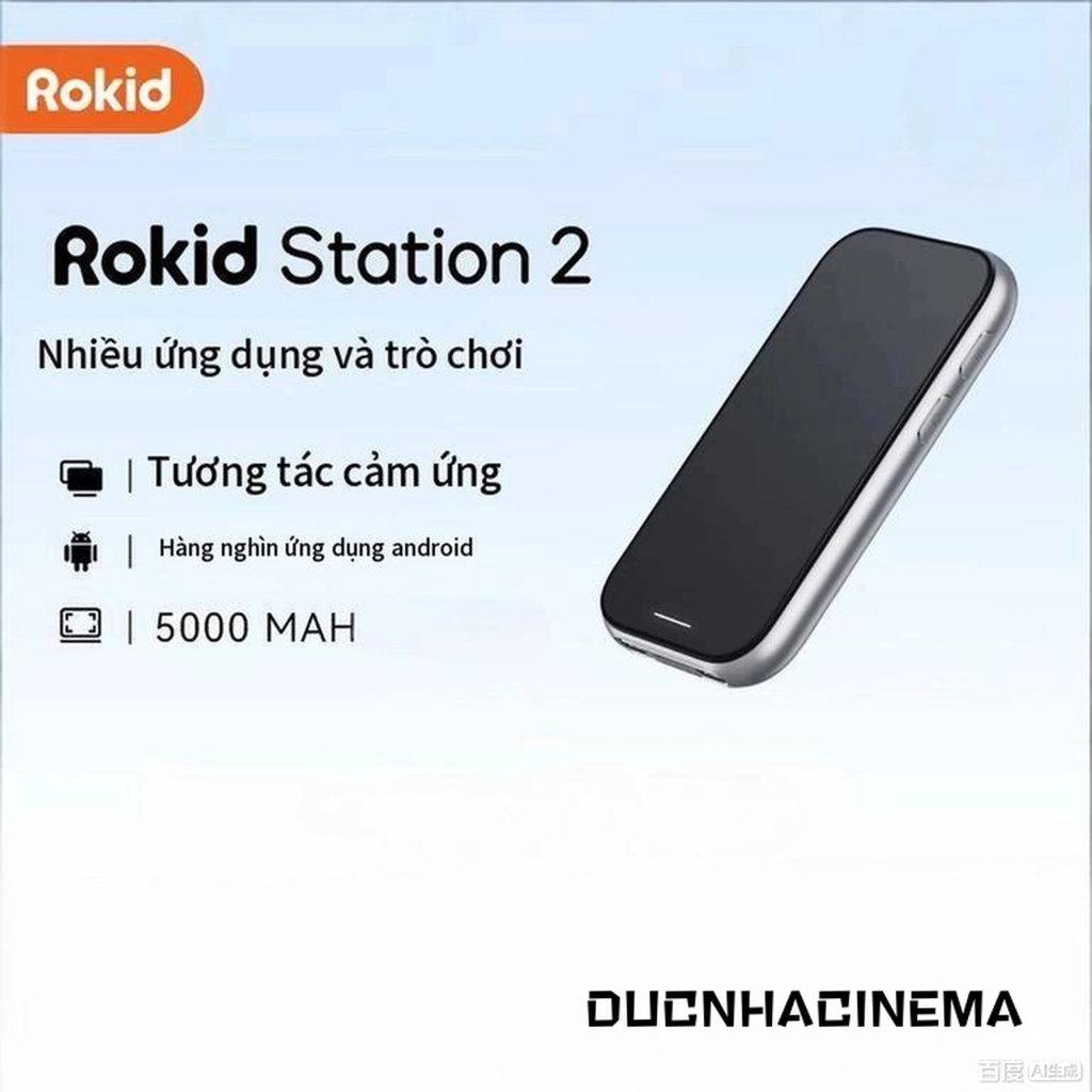 Rokid Station 2 - Làm việc 3 màn hình, bản quốc tế, có CH play (Hàng lướt 98%)