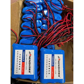 pin sạc 18650 3 viên 12v dung lượng 10800mA có mạch sạc bảo vệ