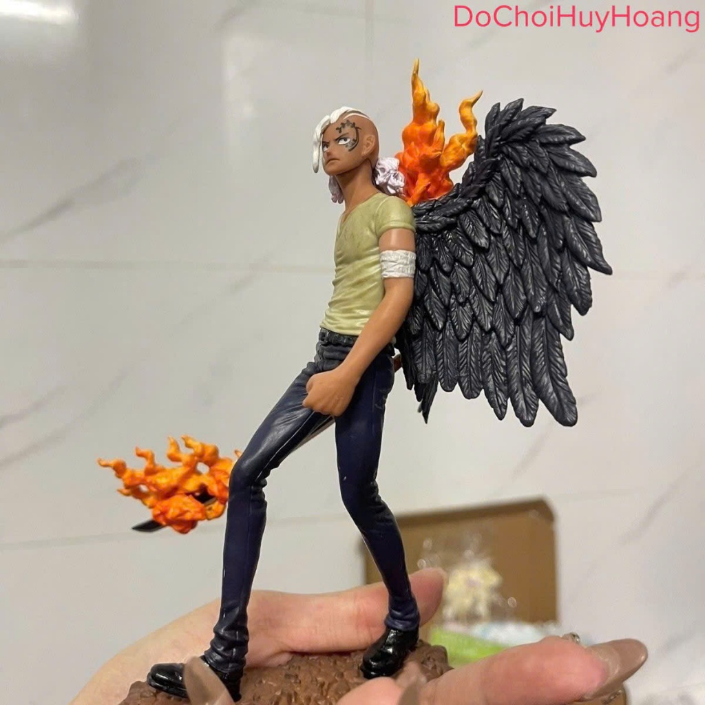 Mô hình tượng nhân vật Jack King hỏa hoạn hồi trẻ cao 17cm one piece