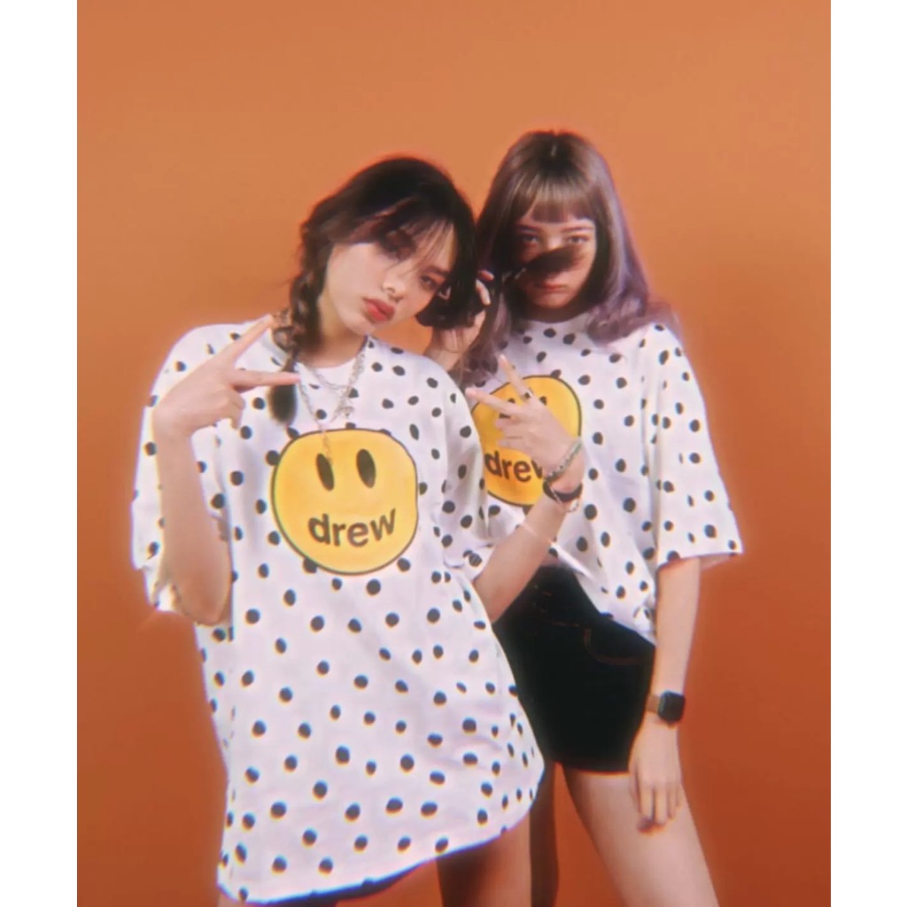 𝐃rew 𝐇ouse | Polkadot Drew House Tee / White