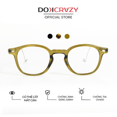 Gọng kính DOKCRAZY RIDER Hợp Kim Cao Cấp, Chống ánh sáng xanh,UV400, Thiết Kế Đơn Giản Basic Dễ Đeo, Chững Chạc