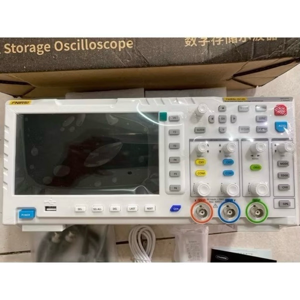 máy hiện sóng và phát sin 2 kênh 100MHZ hiệu FNIRSI - 1014D hàng mới
