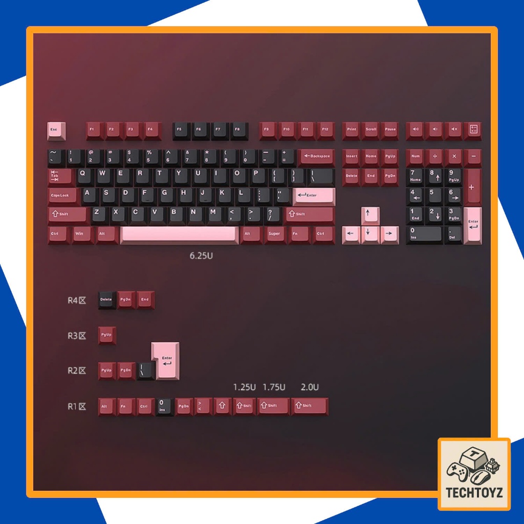 Tổng Hợp Keycaps Basic - PBT Double Shot  - Cherry Profile - Keycaps Đẹp