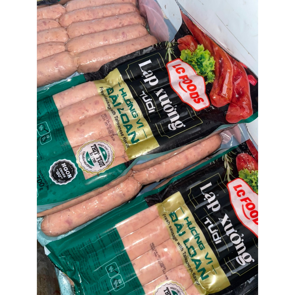Lạp xưởng nướng đá hương vị đài loan LC food 700g