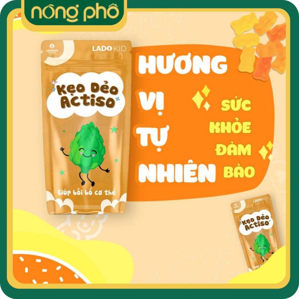 Kẹo dẻo Atiso LADOPHAR LADO KID TÚI ZIP 40G