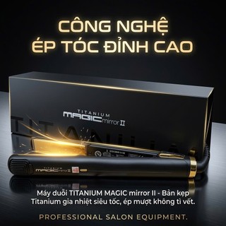 Máy kẹp duỗi tóc cao cấp CREATE TITANIUM MAGIC, tạo kiểu tóc dễ dàng, tay cầm trơn linh hoạt | ZATAKUB