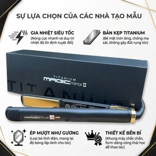 Máy kẹp duỗi tóc cao cấp CREATE TITANIUM MAGIC, tạo kiểu tóc dễ dàng, tay cầm trơn linh hoạt | ZATAKUB