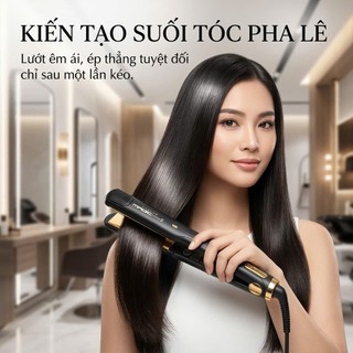 Máy kẹp duỗi tóc cao cấp CREATE TITANIUM MAGIC, tạo kiểu tóc dễ dàng, tay cầm trơn linh hoạt | ZATAKUB