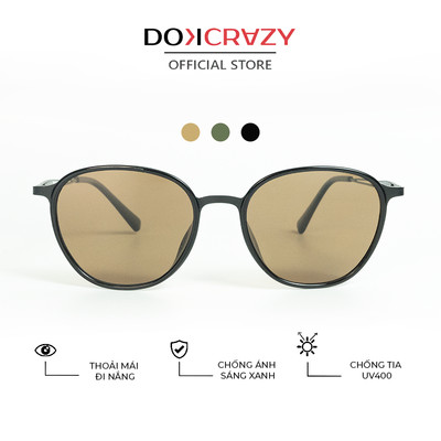 Kính mát thời trang DOKCRAZY CLASH Hot Trend, Hợp Kim Cao Cấp,Chống UV400,Kính Form Basic, Đi Biển, Du Lịch,Unisex